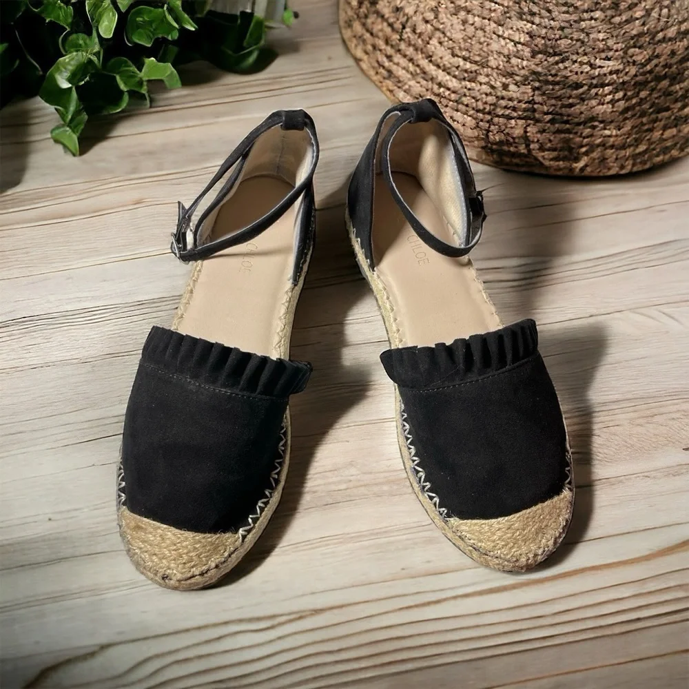 Chase + Chloe Suede Sierra Espadrille | size 9